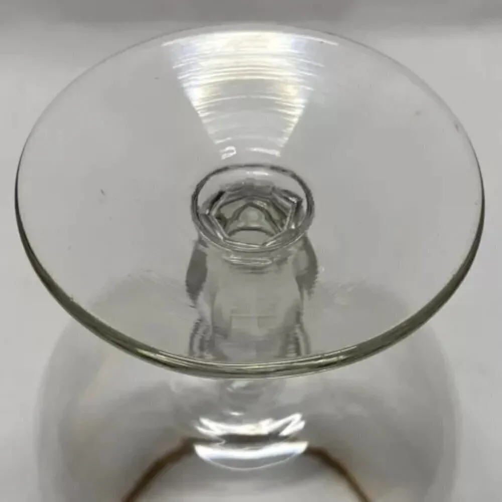 Vintage Koln/Rh. Fernseh Turm 270m City Scene Elegant Goblet Drinking Glass‎ EUC
